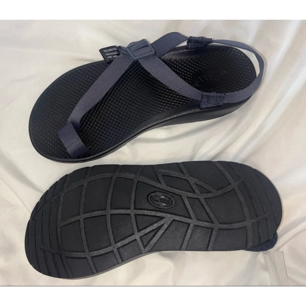 Chaco Men's 10 Gorpcore Bodhi Sandals Outdoor Hiking Waterproof Blue Strap shoes